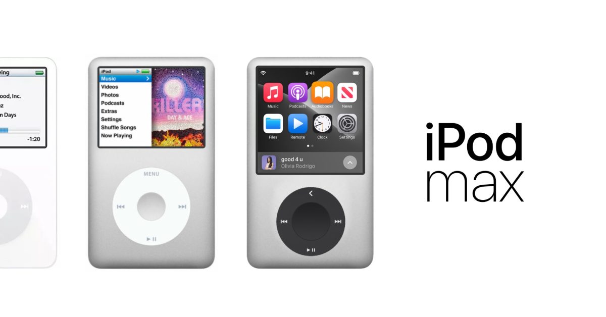 مفهوم: با iPod Max با Apple Music Lossless و AirPods Max آشنا شوید